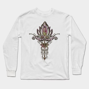 Elegant noble lotus Long Sleeve T-Shirt